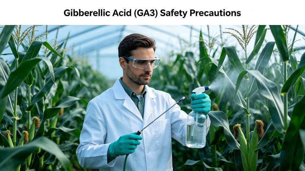precautions for using gibberellic acid (ga3)